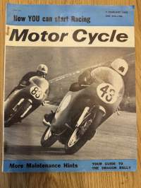 The Motor Cycle 7.2.1963 - english motorcycle magazine / englantilainen moottoripyörälehti