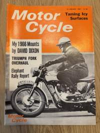 Motor Cycle 12.1.1967 - english motorcycle magazine / englantilainen moottoripyörälehti