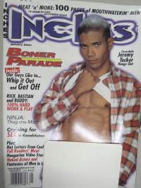 Inches 2001 nr 1 -gay-lehti / gay magazine / adult graphics magazine