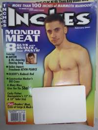 Inches 2001 nr 2 -gay-lehti / gay magazine / adult graphics magazine