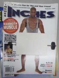 Inches 1999 nr 9 -gay-lehti / gay magazine / adult graphics magazine