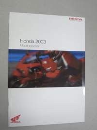 Honda 2003 mallisto -myyntiesite