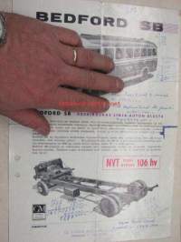 Bedford SB keskiraskas linja-autoalusta -myyntiesite