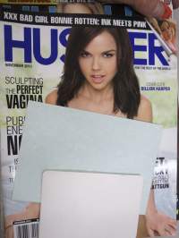 Hustler 2013 November -aikuisviihdelehti, englanninkileinen - adult graphics magazine