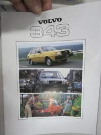 Volvo 343 1980 -myyntiesite / sales brochure