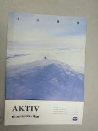 Aktiv moottorikelkka 1989 mallisto -myyntiesite
