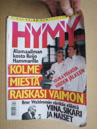Hymy 1983 nr 19, Alamaailman kosto Reijo Hammarille - häät Sörkassa - 3 miestä raiskasi vaimon, Bror Wahlroos - viinaa ja naisia,Ville Virtanen & Eija Vilpas...