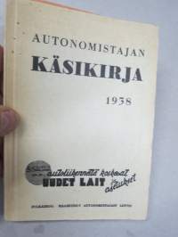 Autonomistajan käsikirja 1938 - Maaseudun Autonomistajain Liiton vuosikirja