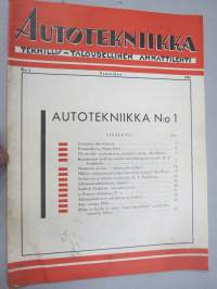 Autotekniikka 34 nr 1 - Teknillis-taloudellinen ammattilehti
