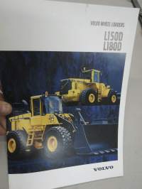 Volvo L90D, L120D Wheel loaders -myyntiesite, englanninkielinen