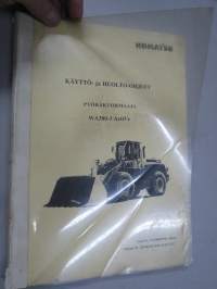 Komatsu WA380-3 ActiVe Pyöräkuormaaja sarjanumerosta WA380H20501 alkaenj a siitä ylöspäin -käyttöohjekirja / huolto-ohjekirja