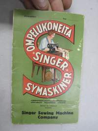 Singer kuittikirja nr 217, tarkastusmerkit suoritetuista vähittäismaksuista, Akseli Lehtonen, Wiilahakkajankatu, Uusikoivisto, Pori