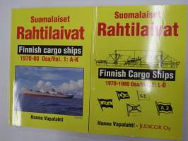 Suomalaiset rahtilaivat - Finnish Cargo Ships 1970-1980 osat / vol. 1-2