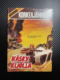 Aavikon Korkeajännitys 1977 nr 7 Käsky kuolla
