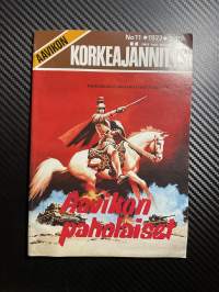 Aavikon Korkeajännitys 1977 nr 11 Aavikon paholaiset