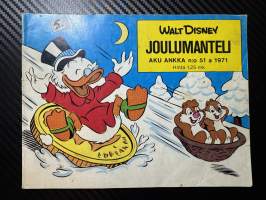 Aku Ankka Joulumanteli 1971 Aku Ankka nr 51 a -comics