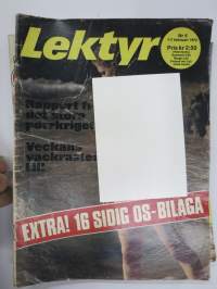 Lektyr 1972 nr 6 -adult graphics magazine / aikuisviihdelehti