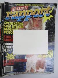 Aktuell Rapport 1992 nr 50 -adult graphics magazine / aikuisviihdelehti