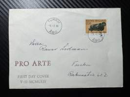 5.2.1964 FDC -kirje / ensipäivänkuori