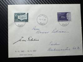 15.5.1965 FDC -kirje / ensipäivänkuori