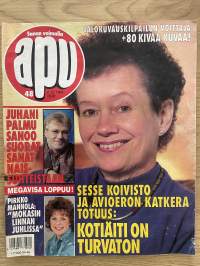 Apu 1994 nr 48 - Juhani Palmun suorat sanat naissuhteistaan, Sesse Koivisto ja avioeron katkera totuus, Pirkko Mannola