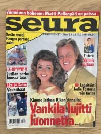 Seura 1995 nr 29 - kesän muoti: Hangon parhaat palat, Kimmo jatkaa Kiken rinnalla: Vankila lujitti luonnetta, ym.