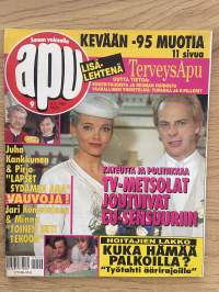 Apu 1995 nr 9 - Kevään -95 muotia, Juha Kankkunen & Pirjo