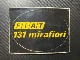 Fiat 131 mirafiori tarra