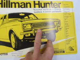 Hillman Hunter -myyntiesite / sales brochure