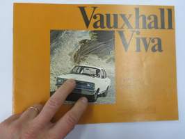 Vauxhall Viva 196? -myyntiesite, sisältää mallit 1200, De Luxe, SL, Kartanoauto, GT