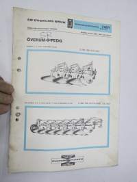 Överum Buren S 200, 300, 400 / Delburen S 400, 500 - SA 600, 700, 800 aurat -varaosaluettelo