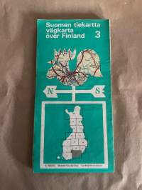 Suomen tiekartta 3 1:200 000 Maanmittaushallitus 1973