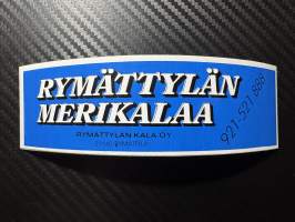 Rymättylän merikalaa tarra
