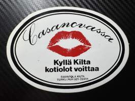 Kyllä Kilta kotiolot voittaa tarra