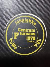 Jääkiekko turku 1978 tarra