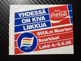 Yhdessä on kiva liikkua tarra