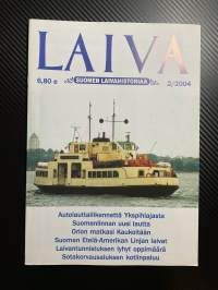 Laiva 2004 nr 2 - Suomen laivahistoriaa -lehti / magazine, finnish maritime history, autolautalla Perämeren yli