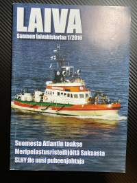 Laiva 2016 nr 1 Suomen laivahistoriaa -lehti / magazine, finnish maritime history. Suomesta Atlantin taakse