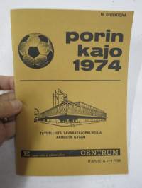 Porin Kajo IV Divisioona 1974 -jalkapallo käsiohjelma (vuosiohjelma)