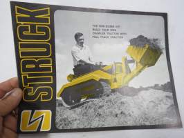 Struck Mini-Dozer kit - Build your own crawler tractor -sales brochure / myyntiesite, rakennussarjana toimitetty mini puskutraktori