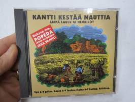 Kantti kestää nauttia - Leipä laulu ja henkilöt - Leipätiedotus LEI CD 1 -CD-levy, mm. Irwin Goodman, Popeda, Veikko Lavi, Juha Vainio, Vesa-Matti Loiri