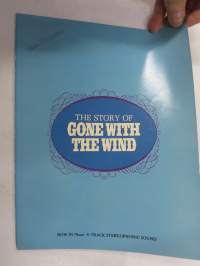The Story of Gone With The Wind (Tuulen Viemää) - Now in 70 mm 6-Track stereo, elokuvan uusintakiertueen 1967 esittelykirjanen ammattilaisille, leimattu