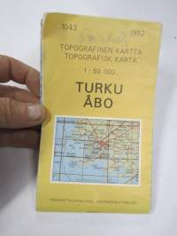 Turku / Åbo Topografinen / Topografisk karta 1:50 000