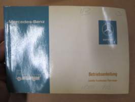 Mercedes-Benz Leichte Frontlenker-FahrzeugeLP 608, LP 808 LP 813, LP 913 Betriebsanleitung -käyttöohjekirja saksaksi