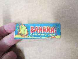 Banana Chewing Bubble Gum - Oy Champion Ab -purkkakääre