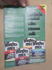 Wintermix Maalarin lateksi, Kilta, Kimmo, Valk 1976 -värikartta
