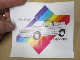 Volkswagen Golf Cabriolet -tarra