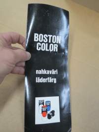 Boston Color nahkatuotteiden hoito- / väriaineet -värimallit