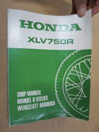Honda XLV750R Shop Manual -korjaamokirja