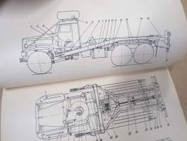 A 052/1/227 - 73 mm Schwere mechanisierte Begleitbrücke TMM-3 Beschreibung und Nutzung -itäsaksalainen siltakuorma-auto, teknisiä ominaisuuksia & käyttöohje